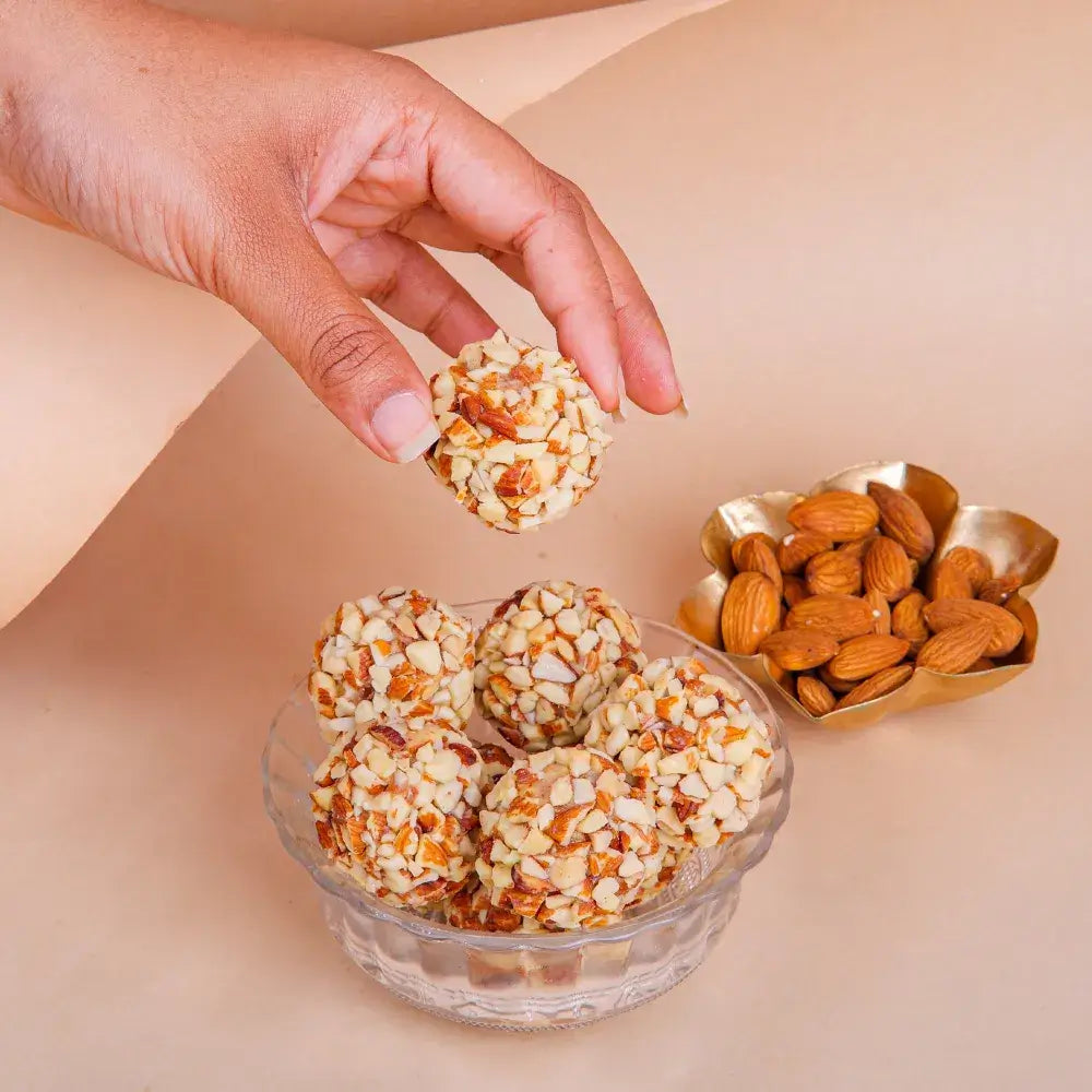 Roasted Almond Ladoo